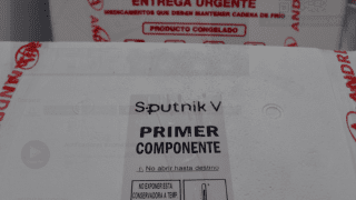 Llegaron 4.200 Sputnik V primer componente. Priorizan al personal de Seguridad y Educación