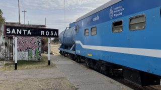 Un tren en Santa Rosa