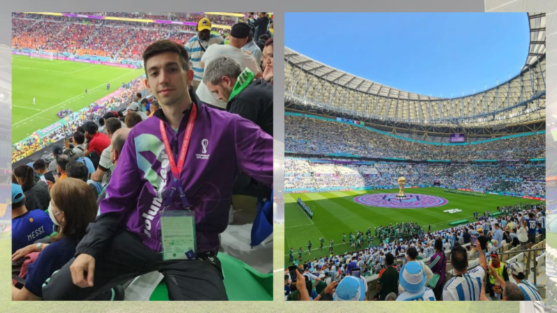 Tomás Vicente: el pampeano que trabaja para FIFA en el Mundial de Qatar 2022