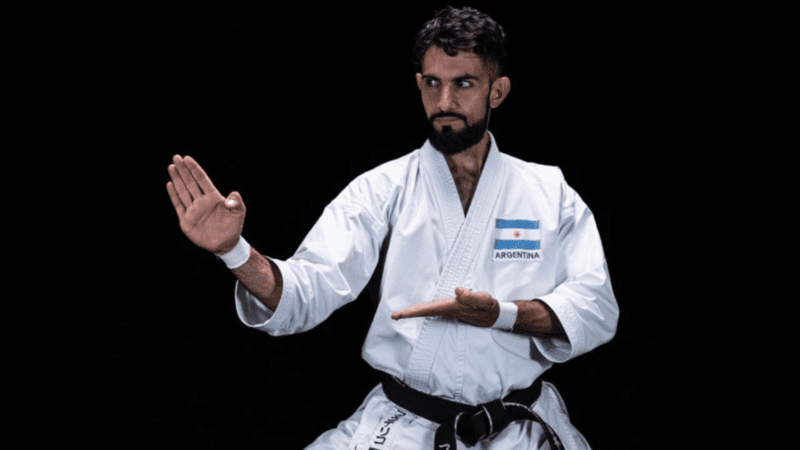 El gran deportista pampeano: Federico Hussein, una vida de karate