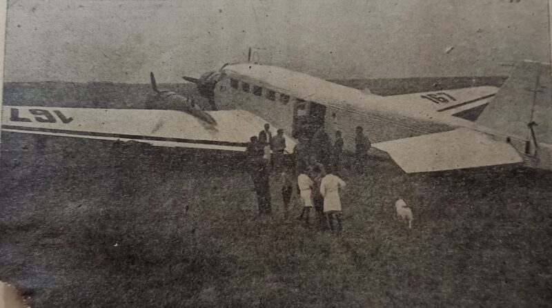 La llegada del avión a Santa Rosa, una auténtica historia pampa