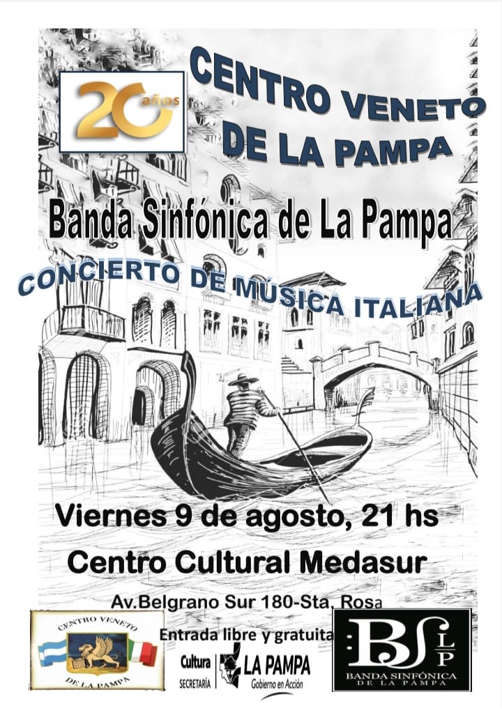 Concierto extraordinario de la Banda Sinfónica, de música italiana