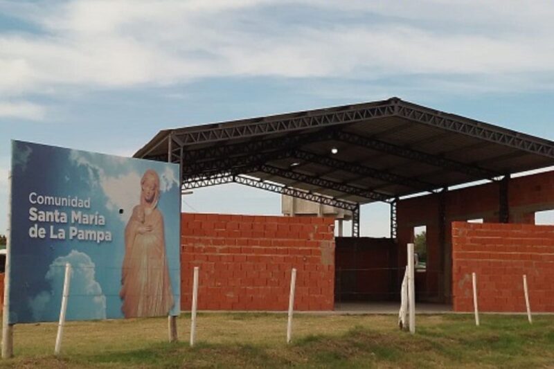 Una obra solidaria “desde los cimientos” en el Santa María de La Pampa