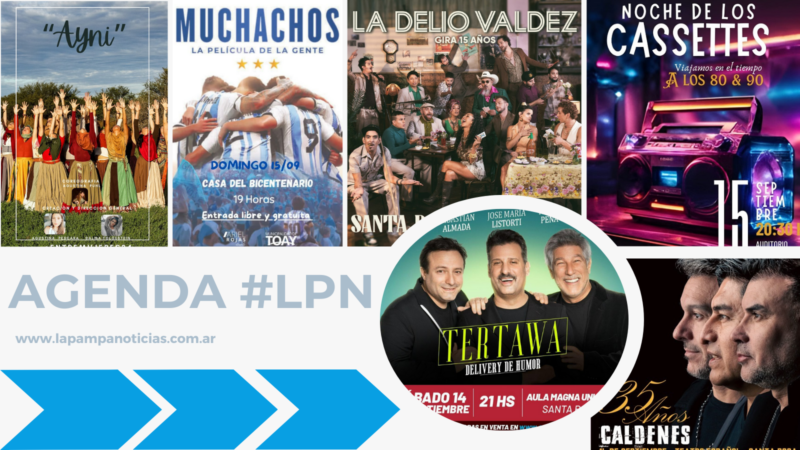 Agenda Cultural del 12 al 18 de septiembre