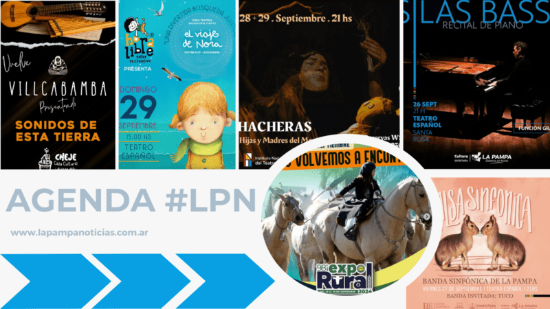 Agenda Cultural del 26 de septiembre al 2 de octubre