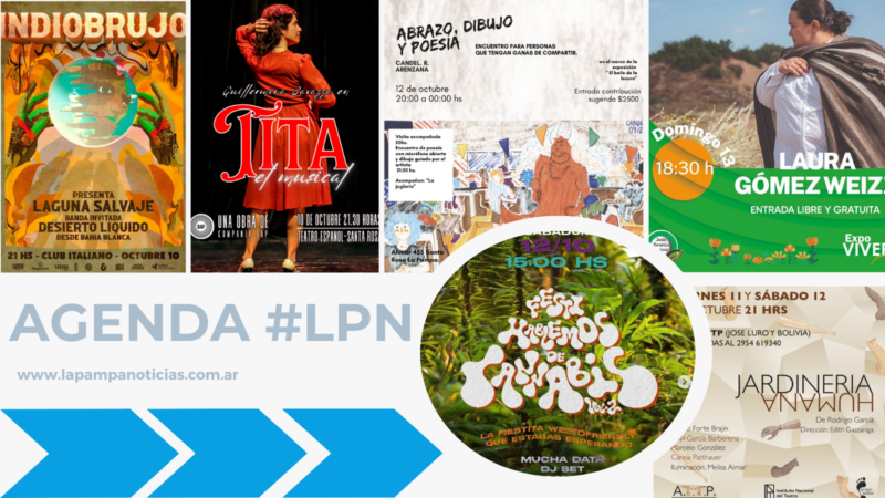 Agenda Cultural del 10 al 16 de octubre