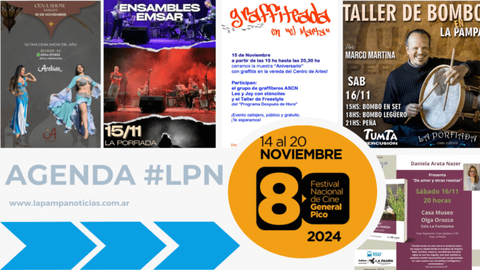 Agenda Cultural del 14 al 20 de noviembre