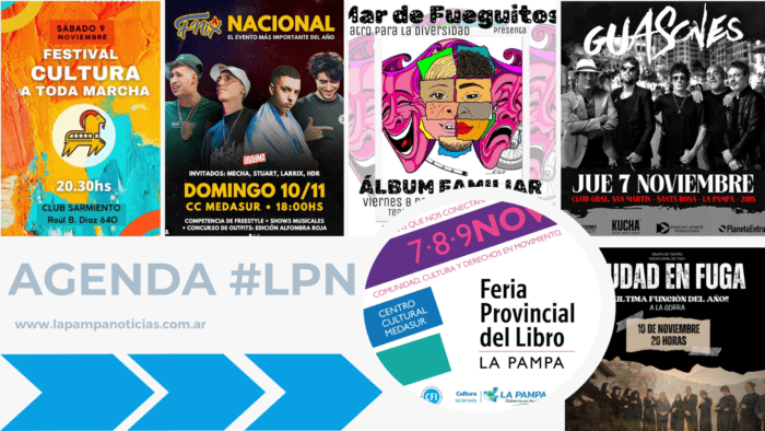 Agenda Cultural del 7 al 13 de noviembre