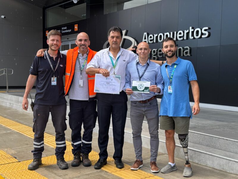 El Aeropuerto de Santa Rosa obtuvo la Certificación de Accesibilidad