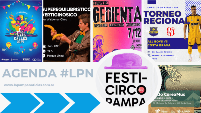 Agenda Cultural del 5 al 11 de diciembre