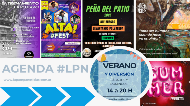 Agenda Cultural del 9 al 15 de enero